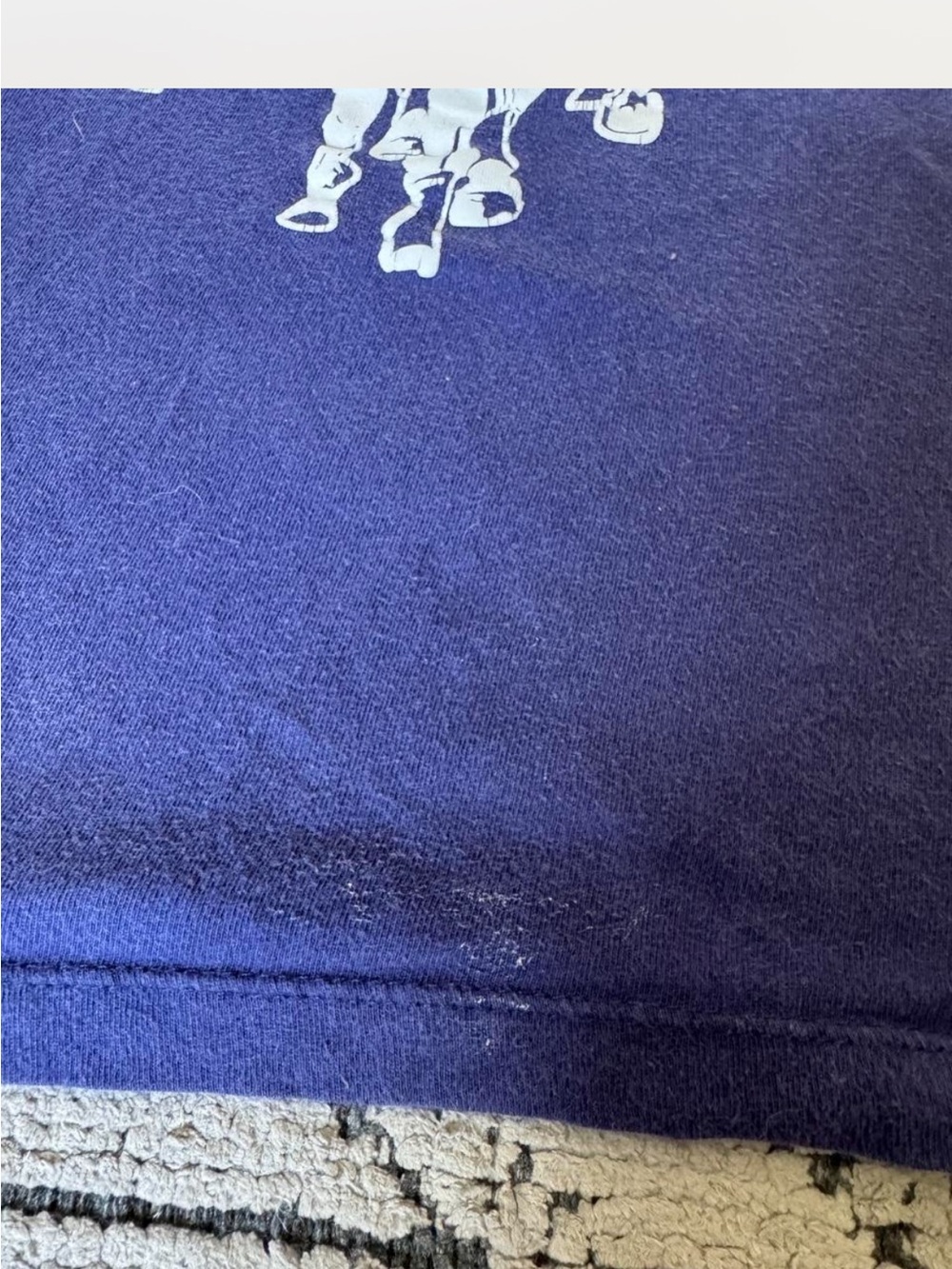 U.S. Polo Assn. Navy Polo Graphic Tee | Size L | White Polo Player Graphic - Picture 8 of 8